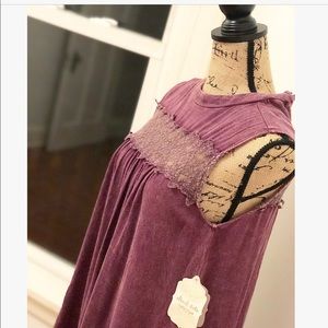 Altar’d State Plum Wine Long Top